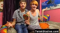 Twink movie Preston Andrews and Blake Allen celebrate LollipopTwinks'