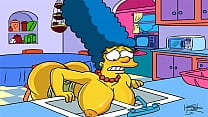 Les Simpsons Hentai - Marge Sexy (GIF)