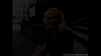 Czech Blondie in Public Invasion Sucking and Fucking 3
