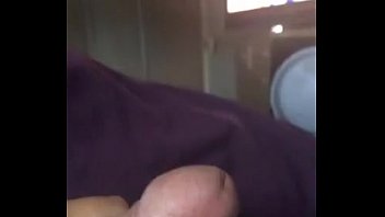 Husband playing with his cock