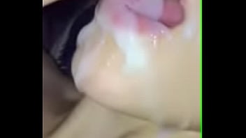 Love playing with cum in her mouth - www.FUCKNEEDS.com