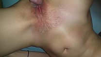 Blonde Pawg Wife fucked doggystyle by stranger, POV, dildo in ass, creampie