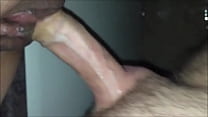 Squirter with shaved pussy gets fucked a stranger