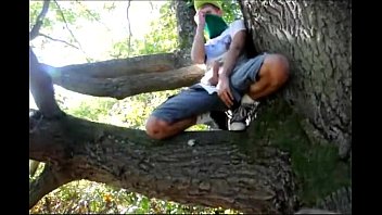 Young Guy Jerk off in a wood