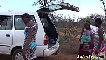 Дикая африканская секс-оргия на сафари
