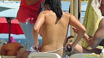 Aficionadas Calientes Topless Voyeur Beach - Chicas Sexy Tetas Grandes