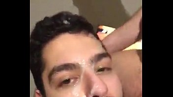 sucking with cum in the face