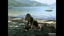 Aniko Jacqueline занимается анальным сексом на пляже