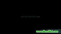 Busty masseuse gives pleasure in nuru massage 21