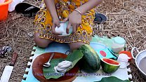 Woow!! Beautiful girls cooking Water Snake with watermelon HD