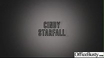 Chica de oficina tetona (Cindy Starfall) Obtener una explosión de acción hardcore vid-11