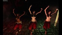 Skyrim Remastered: сексуальный (обнаженный) танец