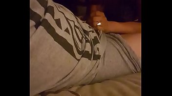 Cock sucking str8 guy on couch