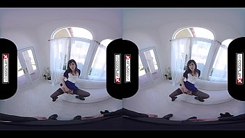 Videogame pornô em realidade virtual Bioshock paródia Hard Dick montando em VR Cosplay X