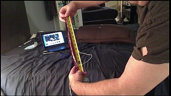 13.5 inch dildo completely inside my ass