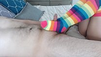 Footjob Chaussettes Catherine Grey