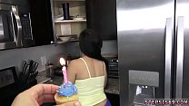 Anal aux gros seins fellation première fois Devirginized For My Birthday
