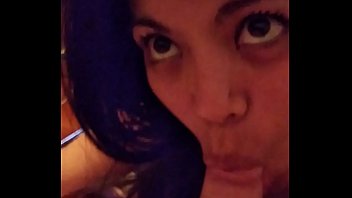 Lupita deepthroat with cum swallow