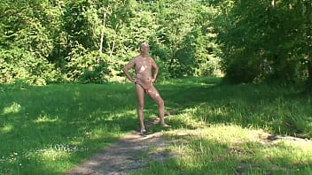 Walk at the nudist