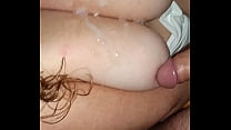 Cum from my husband on my tits - Mandukas