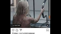 Nipslip de modèle pendant une vidéo maigre à Londres | gros seins et soeurs maigre plongeant en même temps | oops de célébrités sans soutien-gorge et culotte | Instagram