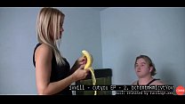 Elegant Femdom Mistress Crushing Banana Music par ivvill