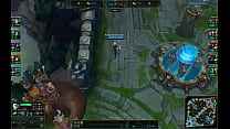 Riven naked gladiator in alley