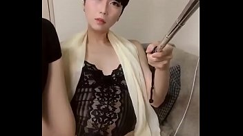 Coreano como japonés travesti sexy voz masterbation