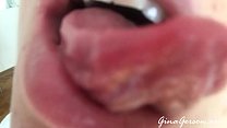 Fetiche de língua, saliva e garganta