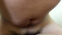 Fucking my love with a hairy pussy