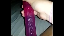 9-дюймовый фиолетовый фаллоимитатор