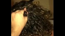 Giving hair to the eater and sending a video to the cuckold who is waiting at home.