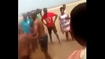 Mozambican fuck in the beach