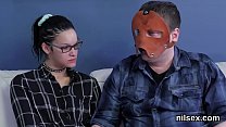 Hot cutie was taken in asshole madhouse for awkward therapy