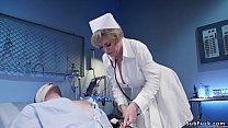 Busty Milf nurse dominates male patient