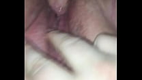 Showing wifes wet pussy and tits