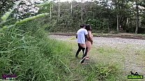Gabriela Ramos is caught fucking in the woods - Bettohfitness