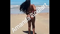Amanda Goulart Pretty Hot On The Beach