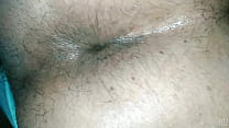 My ass without shaving. He sticks an object in my ass and then he sticks his cock in me