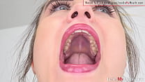Mouth fetish video - Victoria - perfect teeth and full lips