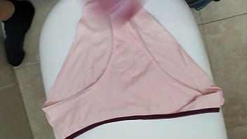 Cum on my wife's panties 90