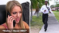 BANGBROS - Candice Dare Kicks Boyfriend Out, Order Up Some BBC
