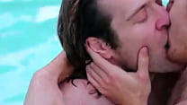 Colby Keller and Levi Michaels pool makeout