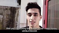 Latin Leche - Hottest Latin teen sucking uncut cock and fucked bareback