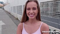 Private.com - красотка с песочными волосами, Kinuski обожает анальный секс!