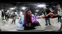 360-Grad-Video von Sirensaintsin auf einem Sybian bei EXXXotica NJ 2019