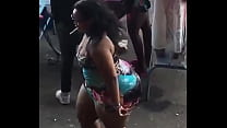 Big Booty African Queen Twerking Upskirt