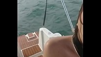 горячий секс на лодке