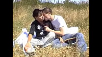 Sizzling hot gay smut in the meadow