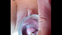 Pleasuring my cervix w 4mm sound